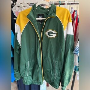 Men’s great condition like new NFL, Green Bay Packers jacket size LARGE
